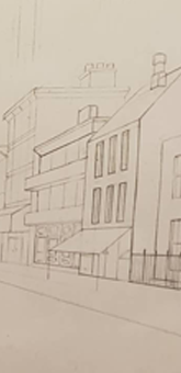 Perspective Sketch of a Street